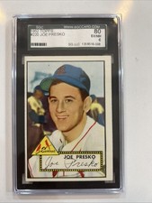 1952 Topps #220 Joe Presko Rookie Card RC SGC 6 EX-NM St. Louis Cardinals Graded. rookie card picture