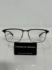 Porsche Design P8274 D Gunmetal Titanium Semi-rimless Eyeglasses 56mm