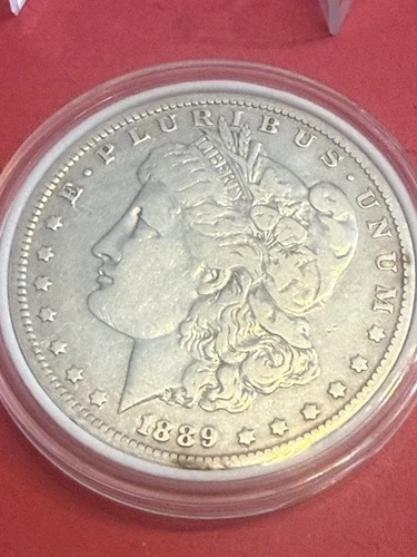 Morgan 1889 Silver Dollar Circulated $1 New Orleans 0.9 Fineness Uncertified