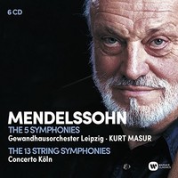 Felix Mendelssohn-Ba - 5 Symphonies - The 13 String Symphonies - Cd - G3Z
