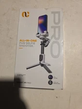 Aochuan Smart M1 PRO Gimbal – 4-in-1 Stabilizer, AI Face Tracking, Tripod, Silve