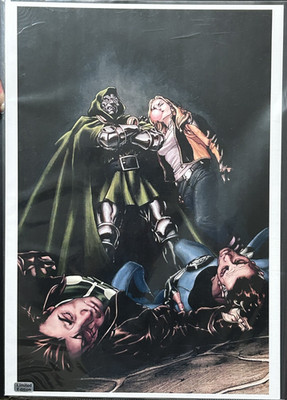 X-FACTOR #201 COVER Art PRINT Marvel Bing Cansino art 14x20 Dr. Doom