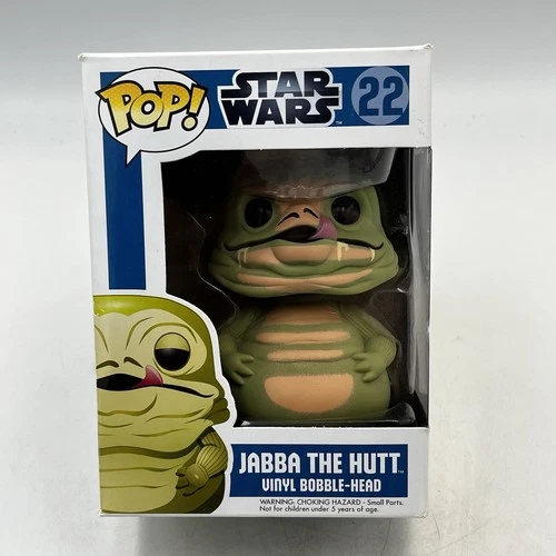 2012 Funko Pop! Star Wars Jabba the Hut #22 Vinyl Bobblehead Figure Blue Box