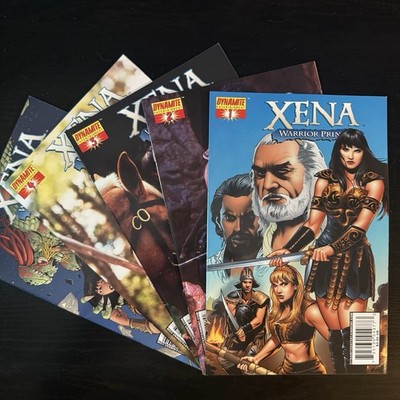 XENA COMPLETE SET DYNAMITE VOL 1 2006 1-4 1 2 3 4 ANNUAL #1 LOT w PHOTO VARIANTS