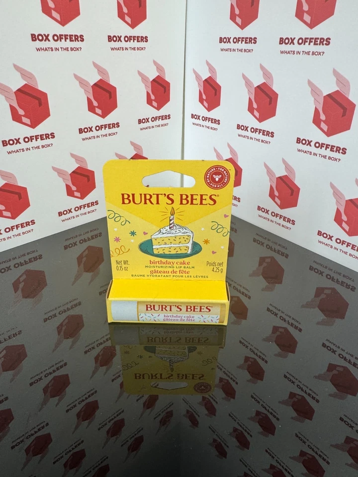 BURT'S BEES Burt’s Bees Lip Balm 4.25g – 100% Natural Moisturiser – Birthday Cake, Sweet Man