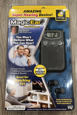 New Atomic Atomic Beam Magic Ear Hearing Amplifier from Bullhead As Seen on TV