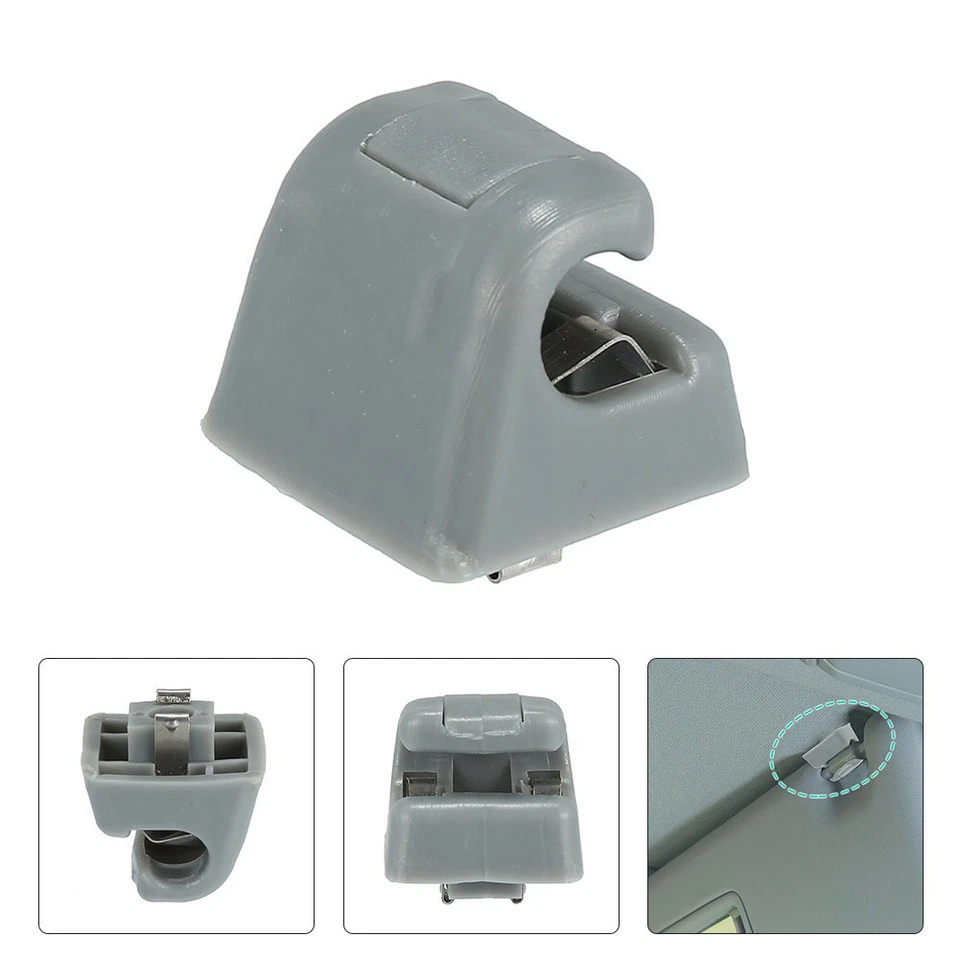 Clip de gancho para para parasol de coche 126-810-00-12-8412 para W123 W124 2 piezas para Mercedes-Benz Foto 4 de 4