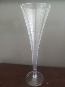 Artel Champagne Flute Crystal Glass "Bublinka"