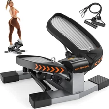 Stair Stepper,Twist/Mini Stepper for Exercise at Home,Step Machine with Resistan