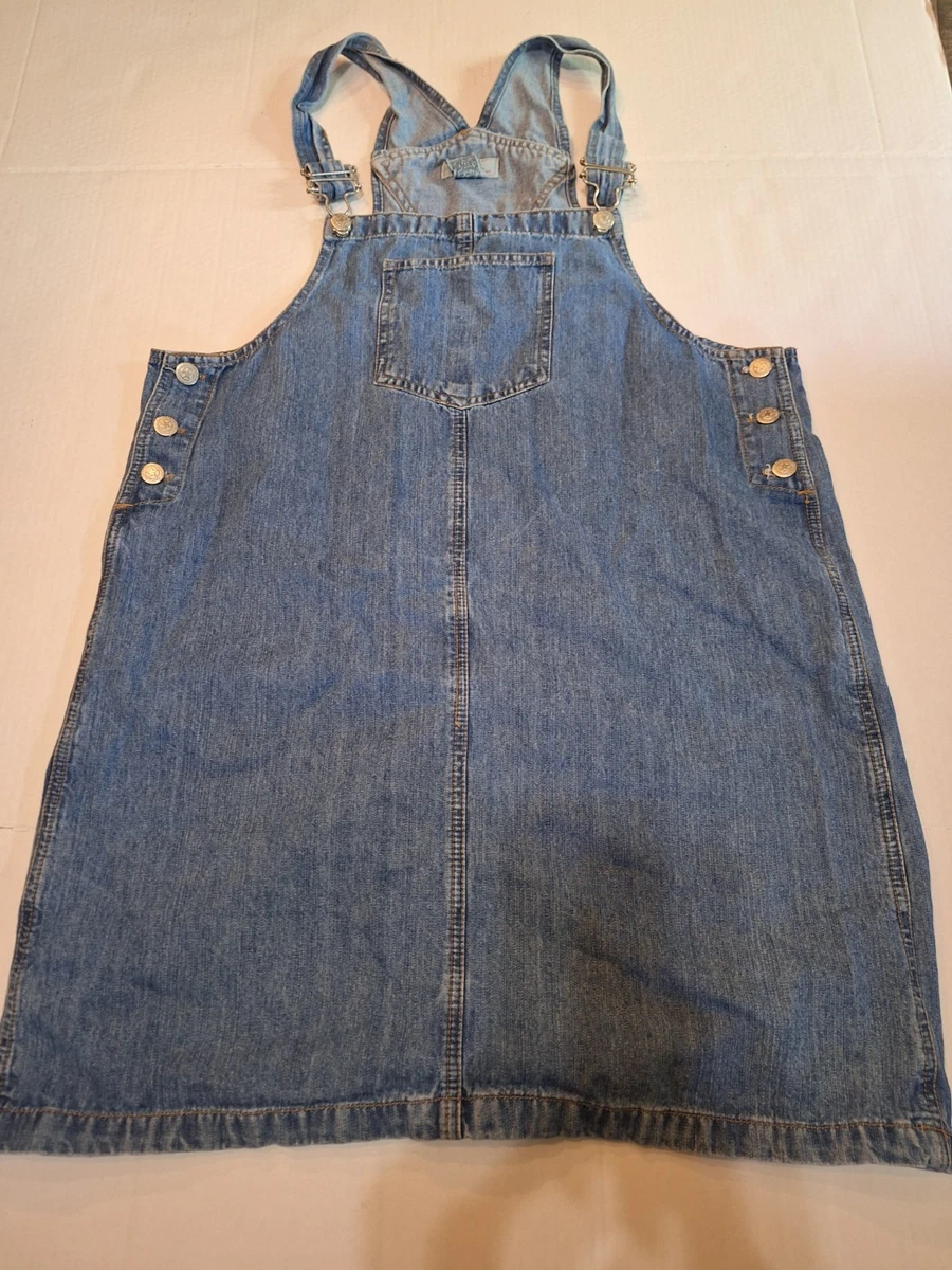 princess polly baby blue dress Complete Crush Medium Wash Denim Mini Overall Dress main image 1