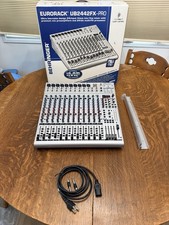 Behringer Eurorack UB2442FX-PRO 24 Input / Line Mixer 24 Bit Multi-FX Processor