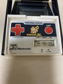 Nintendo Game & Watch Donkey Kong Jr Panorama Screen No Battery Cover