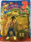 Vintage 1992 Playmates TMNT Toon Turtles Vernon Fenwick w/ Accessories Boxed