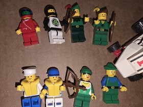 🔥Vintage LEGO Forest Men Woman, Race Car, Sailors, Minifigs. Rare! See Pics!!🔥
