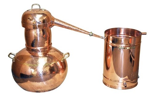 CopperGarden Destille Arabia 100 Liter & Destillierthermometer | Obstbrennerei