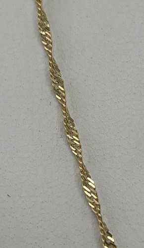 14K 1,82g Gelbgold 1,5mm 18" gedrehte Gliederkette Klassiker!!! - Bild 2 von 4