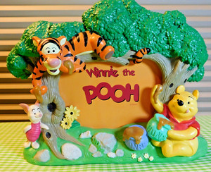 Disney Winnie the Pooh, Piglet, Tigger Picture Frame 8 ½ x 7 inches