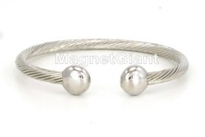 High Power Magnetic Stainless Steel Bangle Bracelet Cuff Ball - BG29S