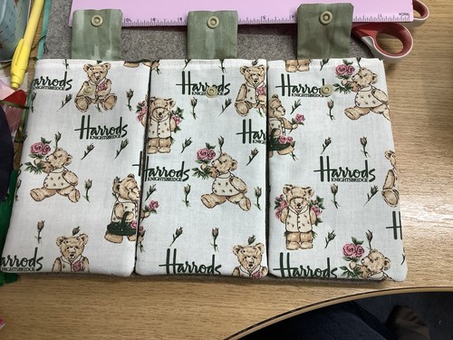 Harrods Handmade Padded Phone Case / Pouch Gift Christmas/ Birthday Gift - Picture 7 of 9