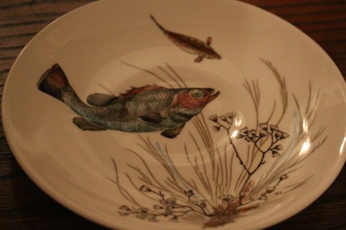 Set 2 tazze e piattini Johnson Brothers Cina, PESCE, metà secolo moderno, design #2 - Foto 5 di 7
