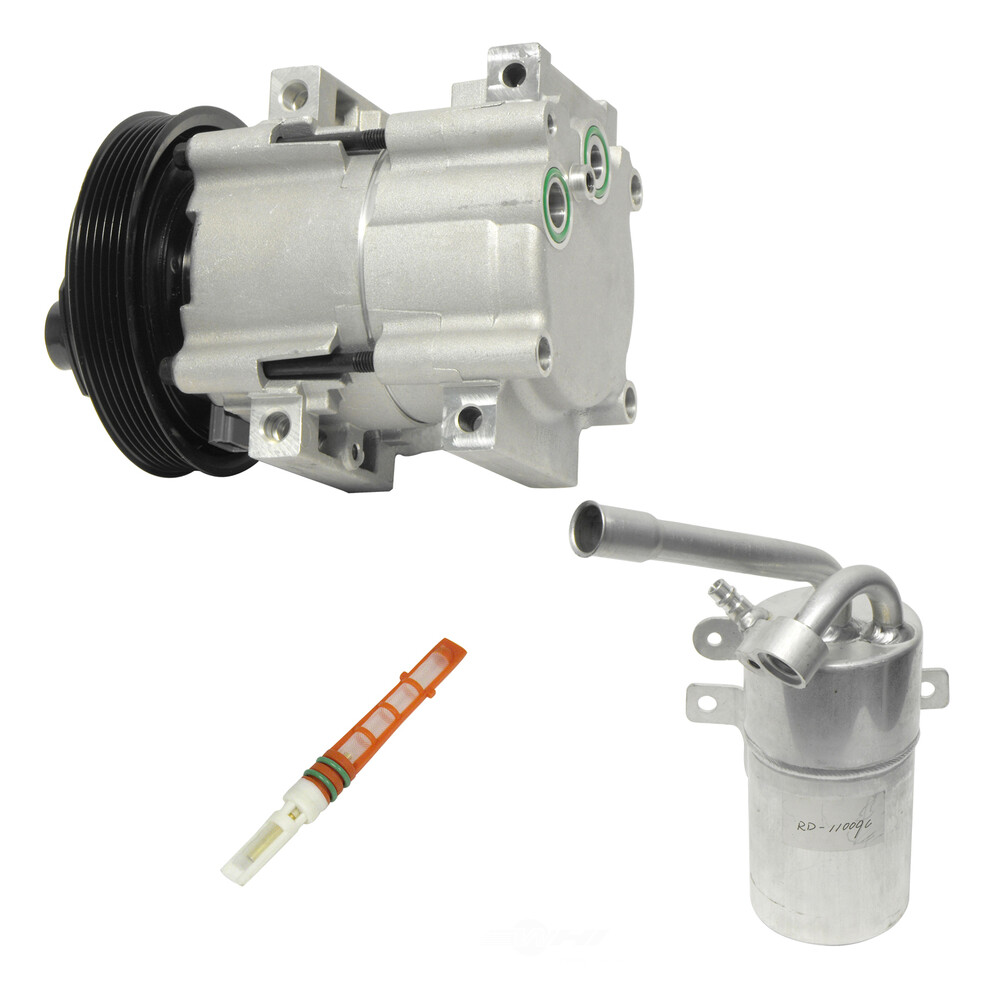 A/C Compressor Replacement Service Kit-LX, VIN: P, SOHC fits 00-02 Ford ...