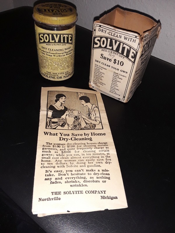 Vintage SOLVITE Dry Cleaning Solvent