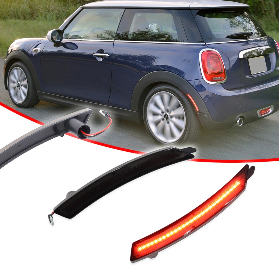 4x For Mini Cooper R55 R56 R57 R58 R59 R60 R61 Front Rear LED Side Marker Lights - Image 3 of 4