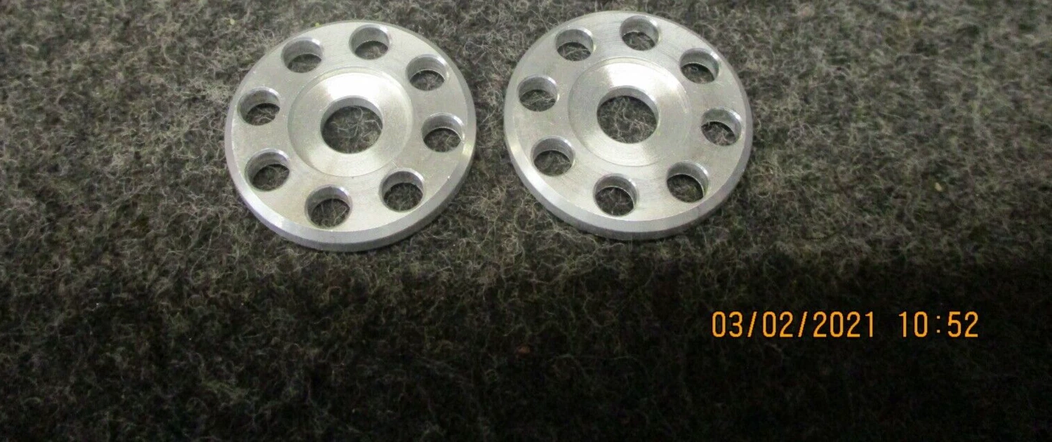 Honda CR500 1991 DOCWOB silver alloy petrol tank top hat washer fitting kit