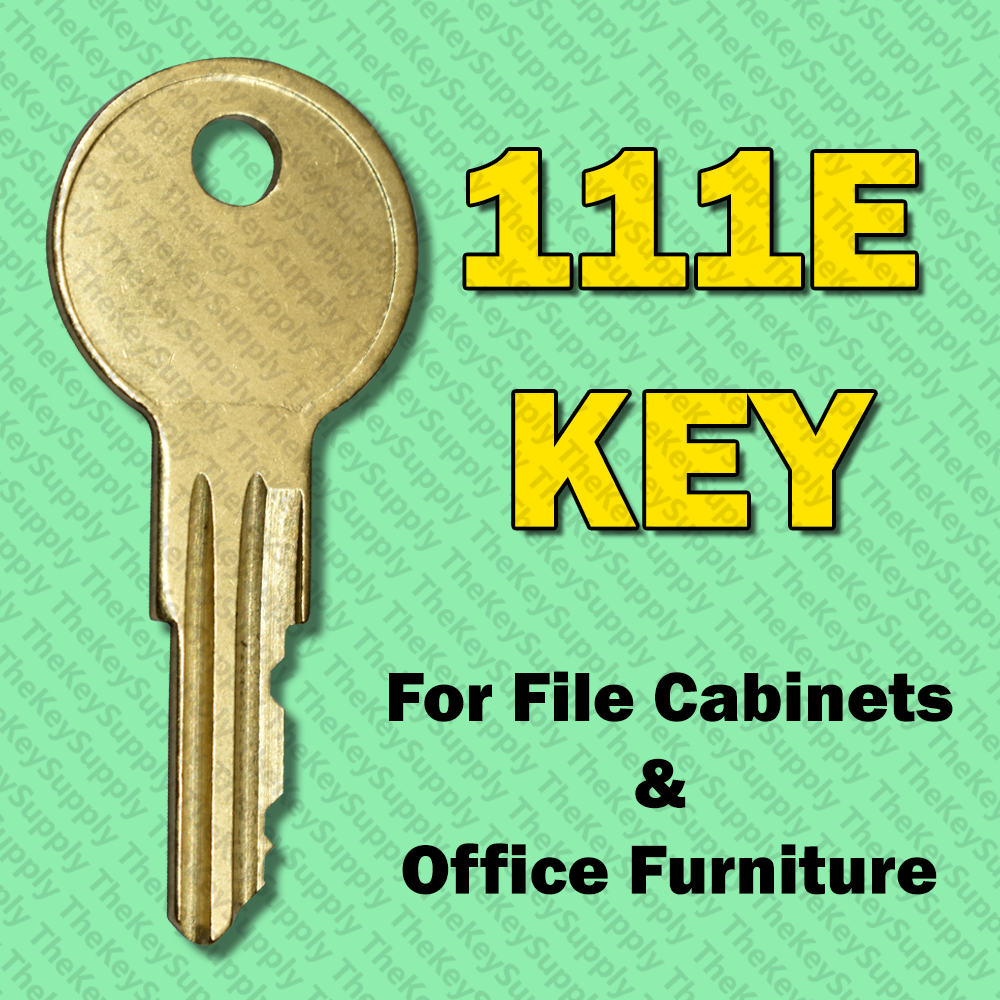 111E Key for Desk File Cabinet & Office Furniture