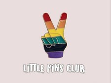 Pride Flag Enamel Pin Pride Enamel Pin LGBT LGBTQ Pin Equality Pin Gay Lesbian