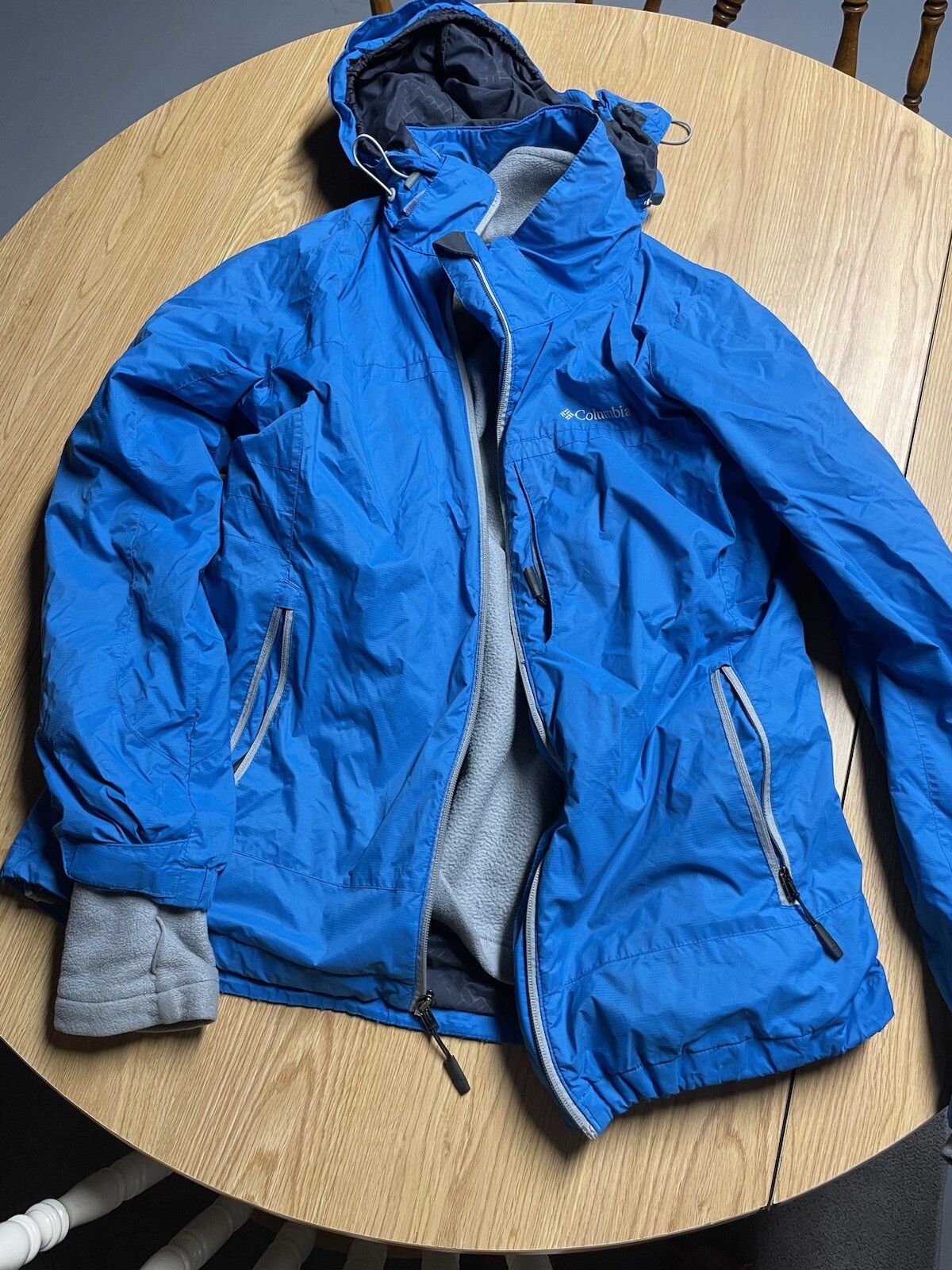 Columbia Interchange Winter Jacket Bright Blue Si… - image 1