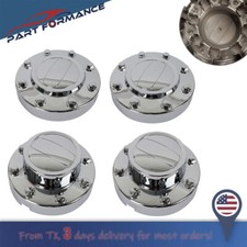 For 2011-2018 Dodge Ram 3500 Dually 1-ton Truck Alcoa Wheels Center Hub Caps Set