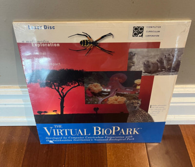 The Virtual Biopark Smithsonian National Zoological Park Laser Disc VERY RARE