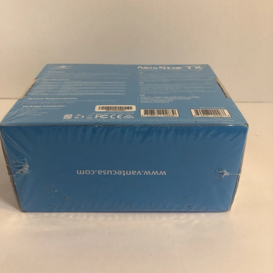Vantec NexStar® TX Hard Drive Dock 2.5”/3.5” SATA 6Gbps SSD/HDD. Factory Sealed. - Image 4 of 4