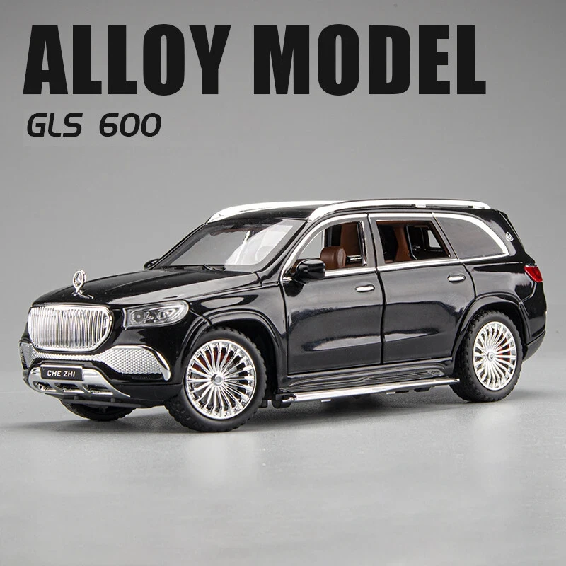 1:24 Maybach GLS600 SUV Alloy Diecast Toy Vehicles Toy Car Model Sound and light - Image 4 of 4