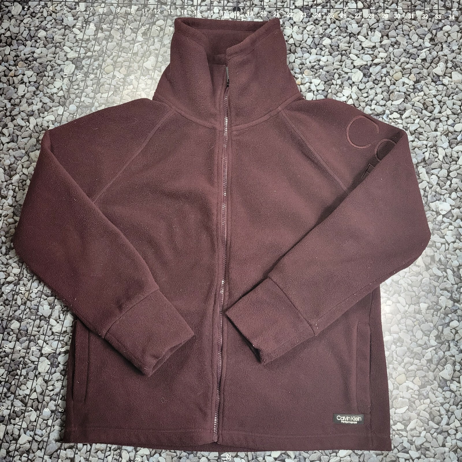 Calvin Klein Fleece Jacket Womens Size 
