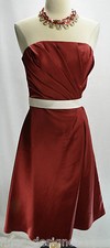 Impression Bridal dress Evening Formal Cruise Short Cocktail Dress wine Size 4