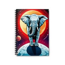 Spiral Notebook - Ruled Line - Elephant