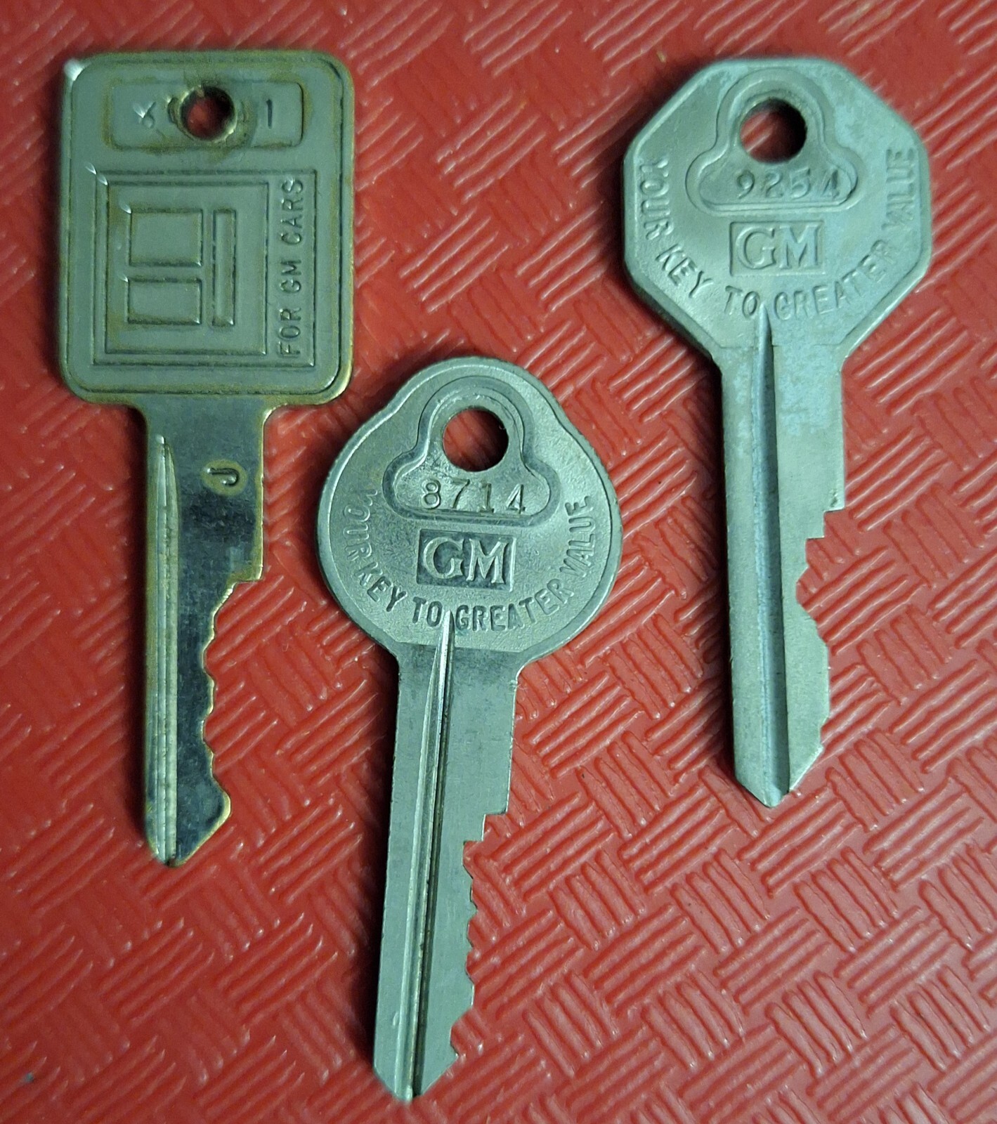 5 Vintage GM Keys eBay
