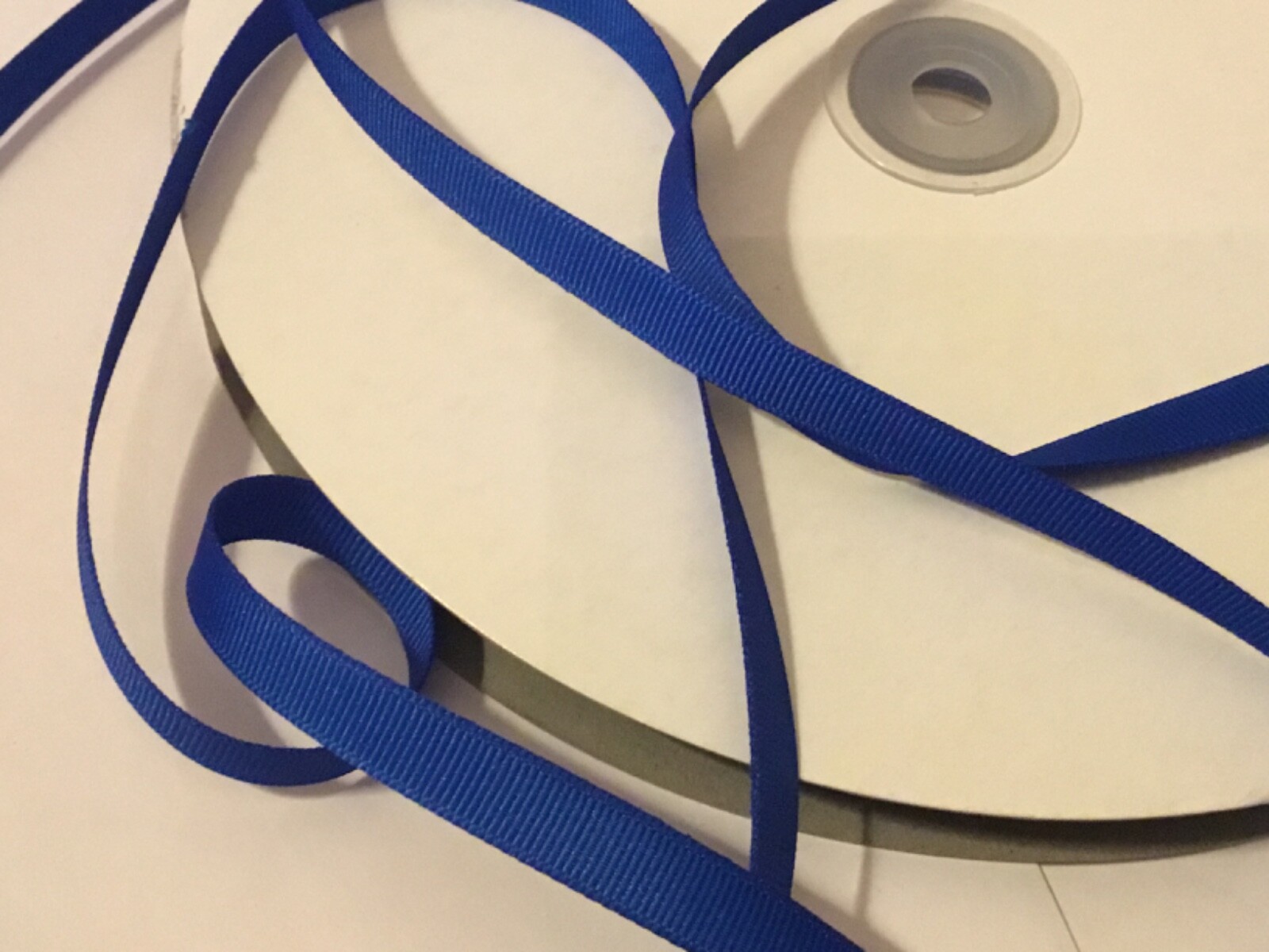 job-lot-100-yd-reel-bright-royal-blue-9mm-good-quality-grosgrain-ribbon