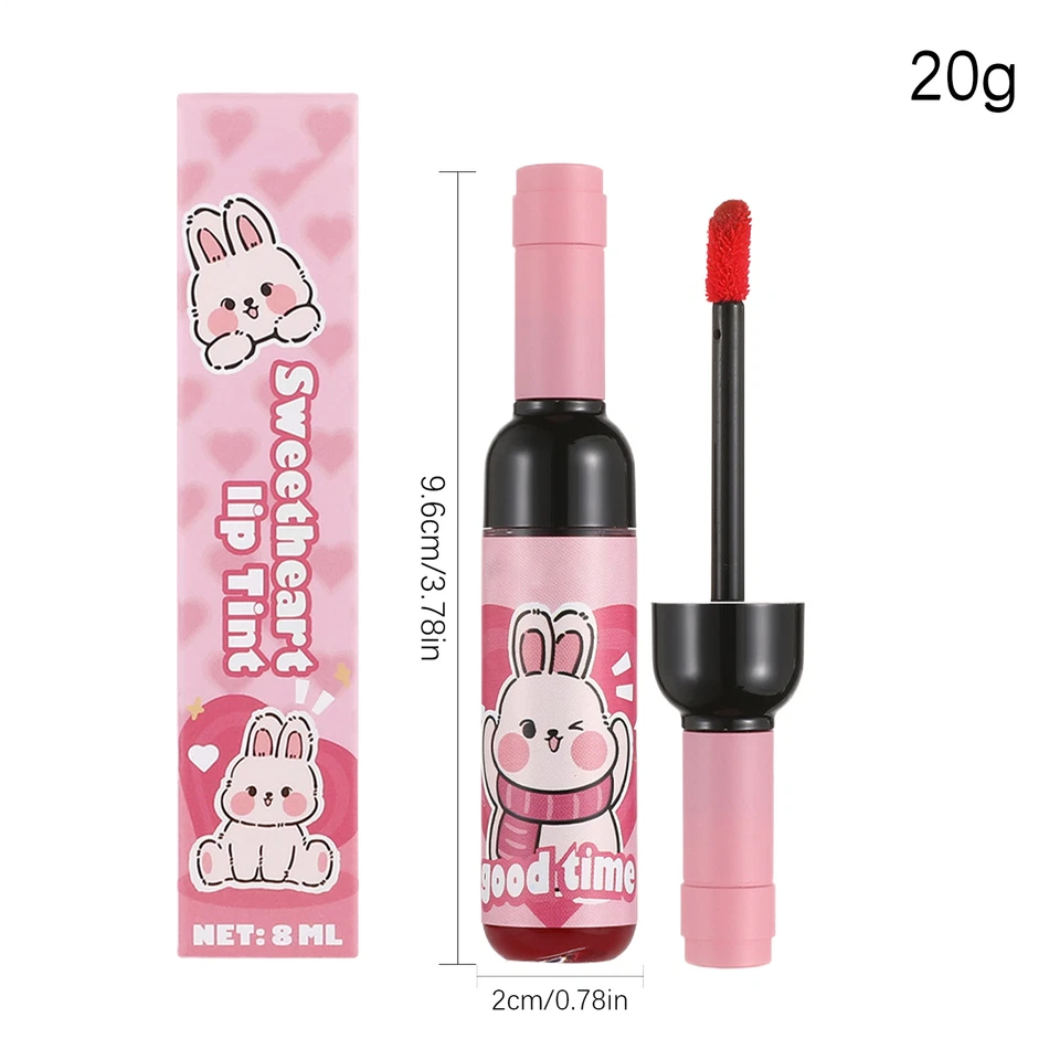 3 Color Wine Lip Tint, Matte Liquid Lipstick Waterproof Natural Lip Stains Set  - Image 4 of 4