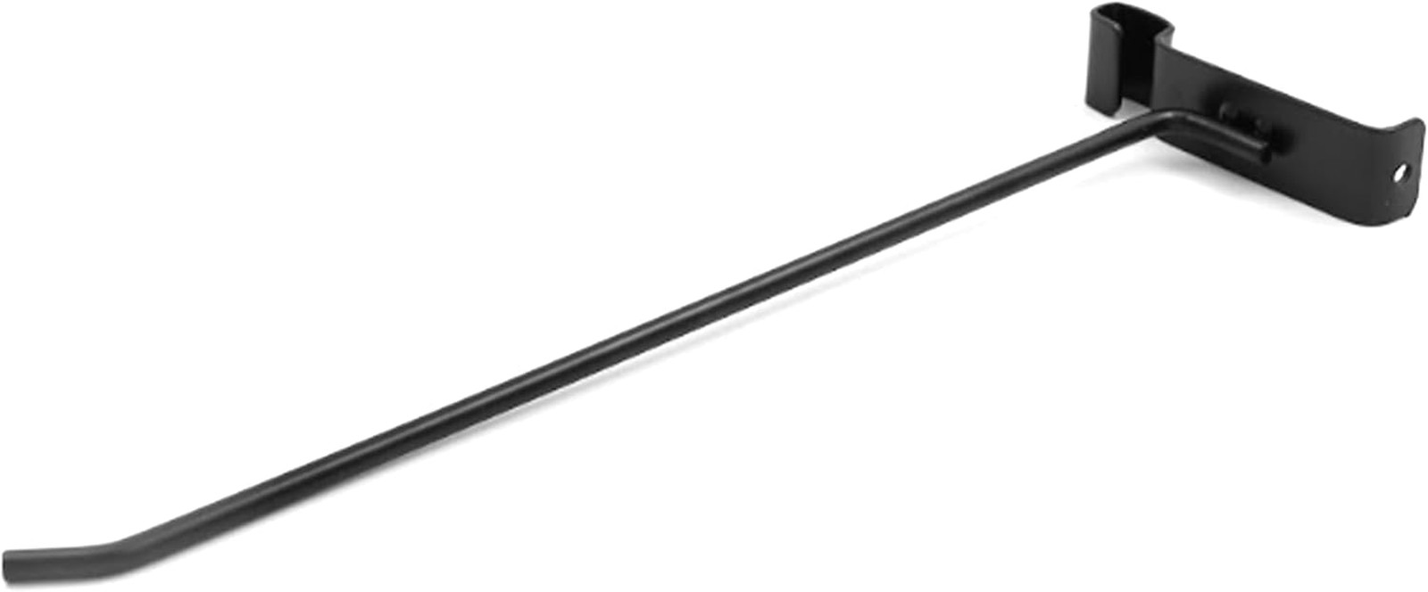 12 Inch Black Peg Hook for Wire Grid - Pack of 50 -Gridwall Hooks for Use With