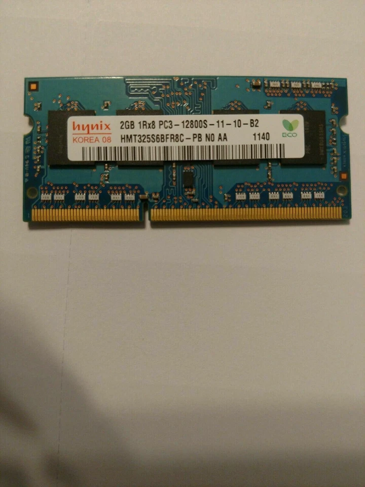 HYNIX (4)x2GB=8GB DDR3 1600Mhz 1Rx8 PC3-12800S-11-10-B2 HMT325S6BFR8C-PB SO-DIMM - Image 3 of 4