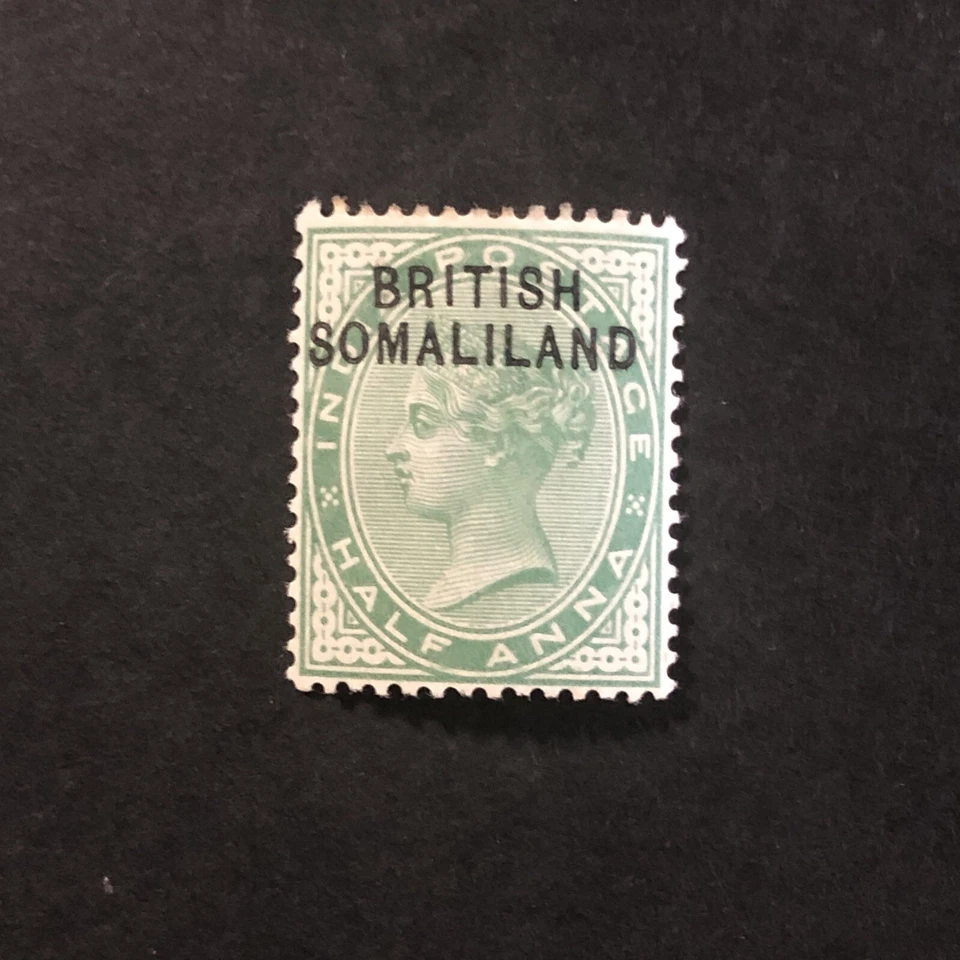 1903 BRITISH SOMALILAND 1/2a STAMP - HALF ANNA  - Sg SO 1 - MINT - Image 2 of 3