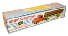 Dinky Toys Box Repro 36A Willeme Tractor with Semi Trailer Burst