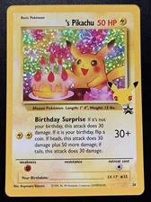 Birthday Pikachu Holo 24 Celebrations Classic Collection Pokémon 2021 NM
