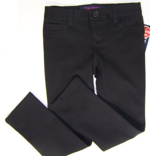 French Toast Girls 5 Pocket Skinny Stretch Knit Pants NWT Size 7 Black - Picture 4 of 4