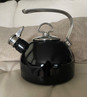 Chantal 1.8 Qt. Black Enamel-on-Steel Classic Tea Kettle | Onyx | eBay