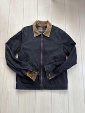 MARC BY MARC JACOBS Denim Jacket Dark Blue Corduroy Collar S