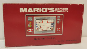 Nintendo Game & Watch Pocketsize MARIO'S CEMENT FACTORY ML-102 (with box)